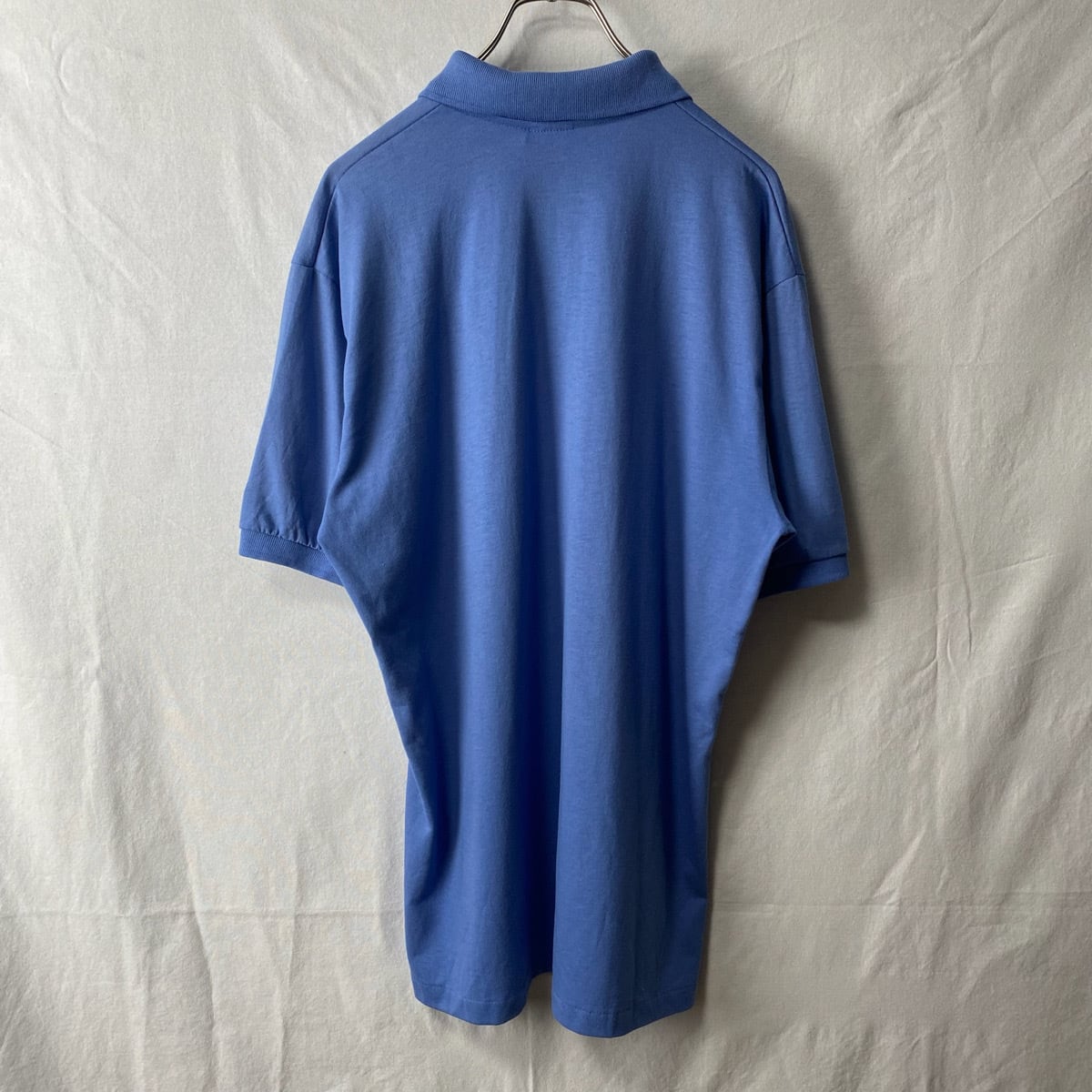 US 古着 パーカー メンズ ブルー 青 XL 2XL ベースボール ゆるだぼ-