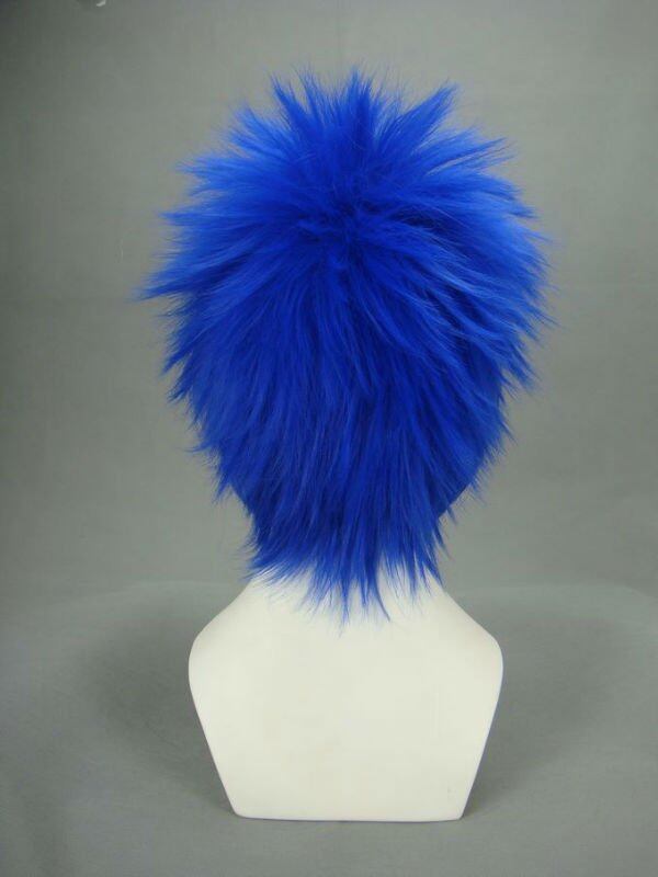 011A】コスプレ耐熱ウィッグ ブルー ショートウィッグ ☆VOCALOID