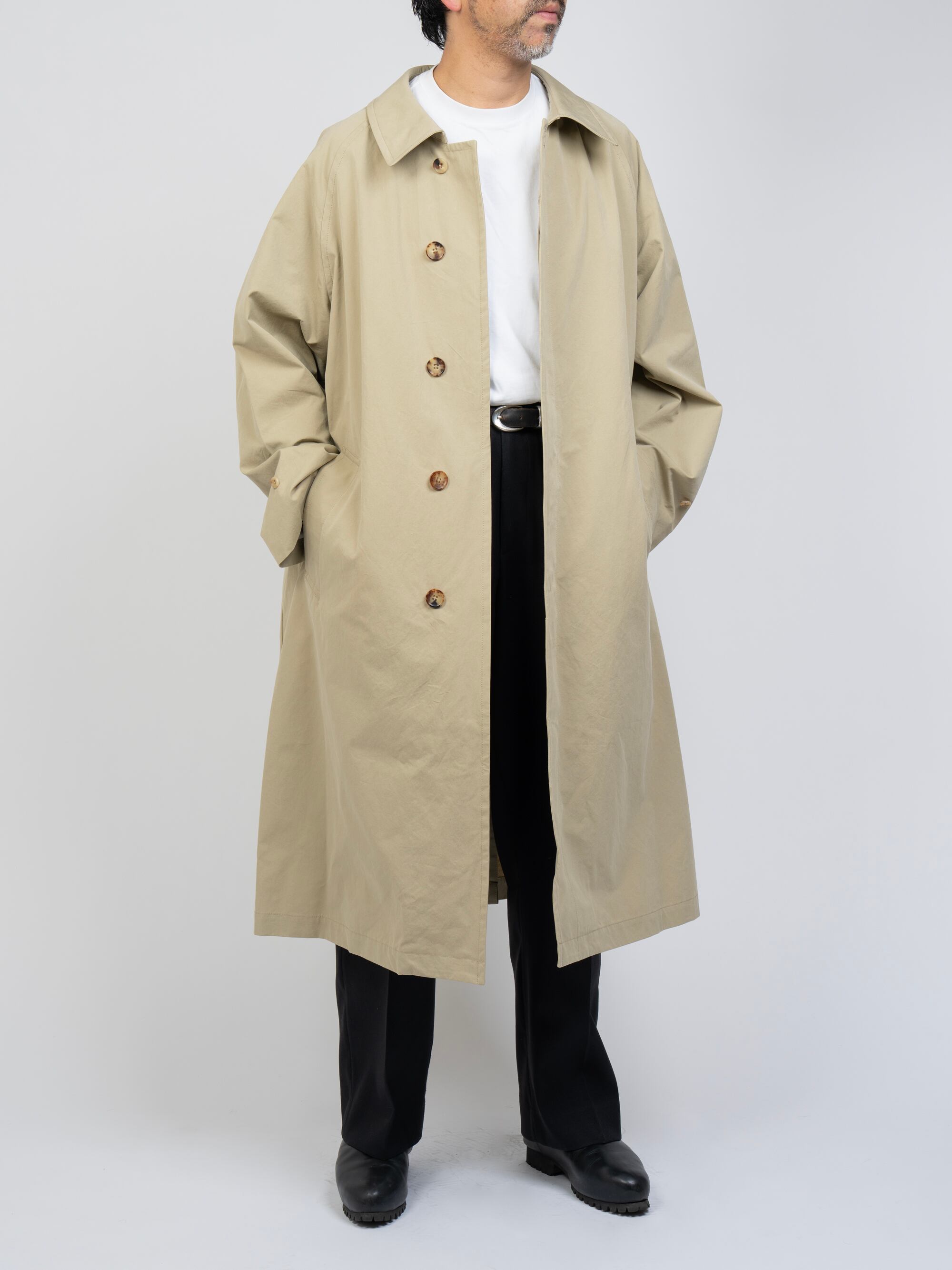 ジャケット・アウター OVY Cotton Bal Collar Over Coat (beige) Cotton Bal Collar Over Coat (beige) | OVY
