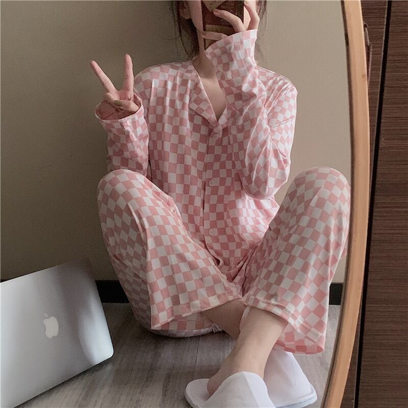 格子柄レディースオータムスタイル薄手 ロング 秋物 萌量不足70357005449