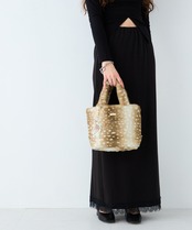 PAUL&JOE ACCESSOIRES : FUR TOTE BAG PJA-B1502