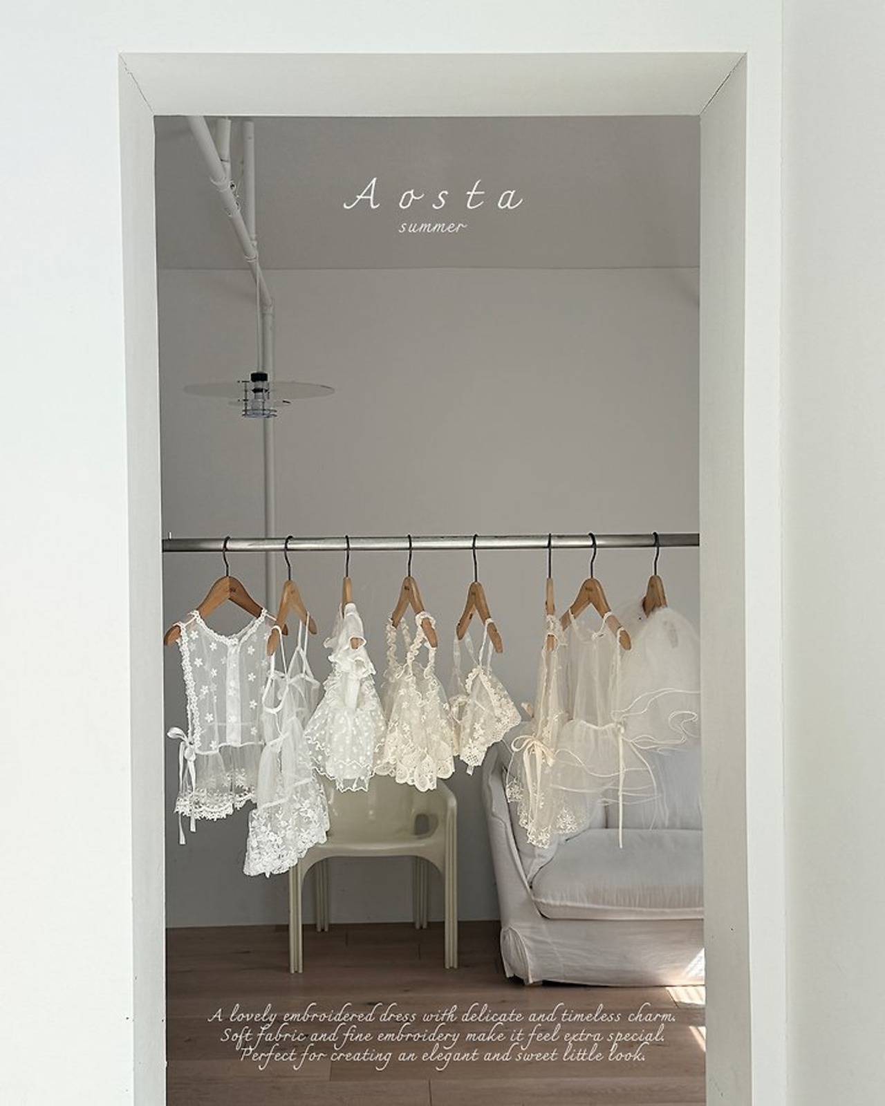[Aosta] Lace open bustier / [아오스타] 레이스오픈뷔스티에