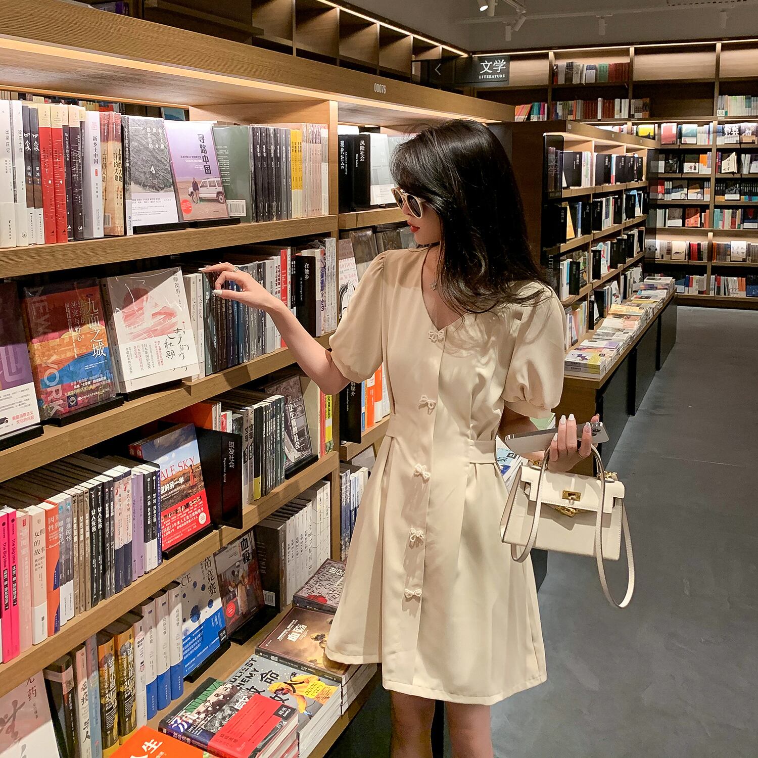 ウェストドレス サマースタイルスタンダードAラインスカート レトロ 大人ガーリー スウィート キュート カジュアル 夏物 6Du_Shop_Women76672377030