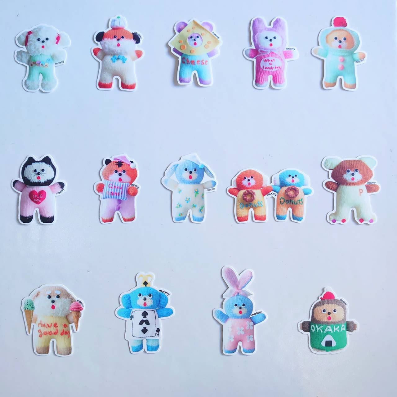 ダイカットステッカー どうぶつたち | nancawashop