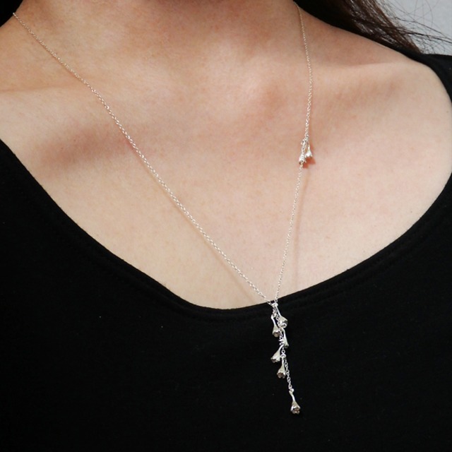 すずらんのネックレス(silver)