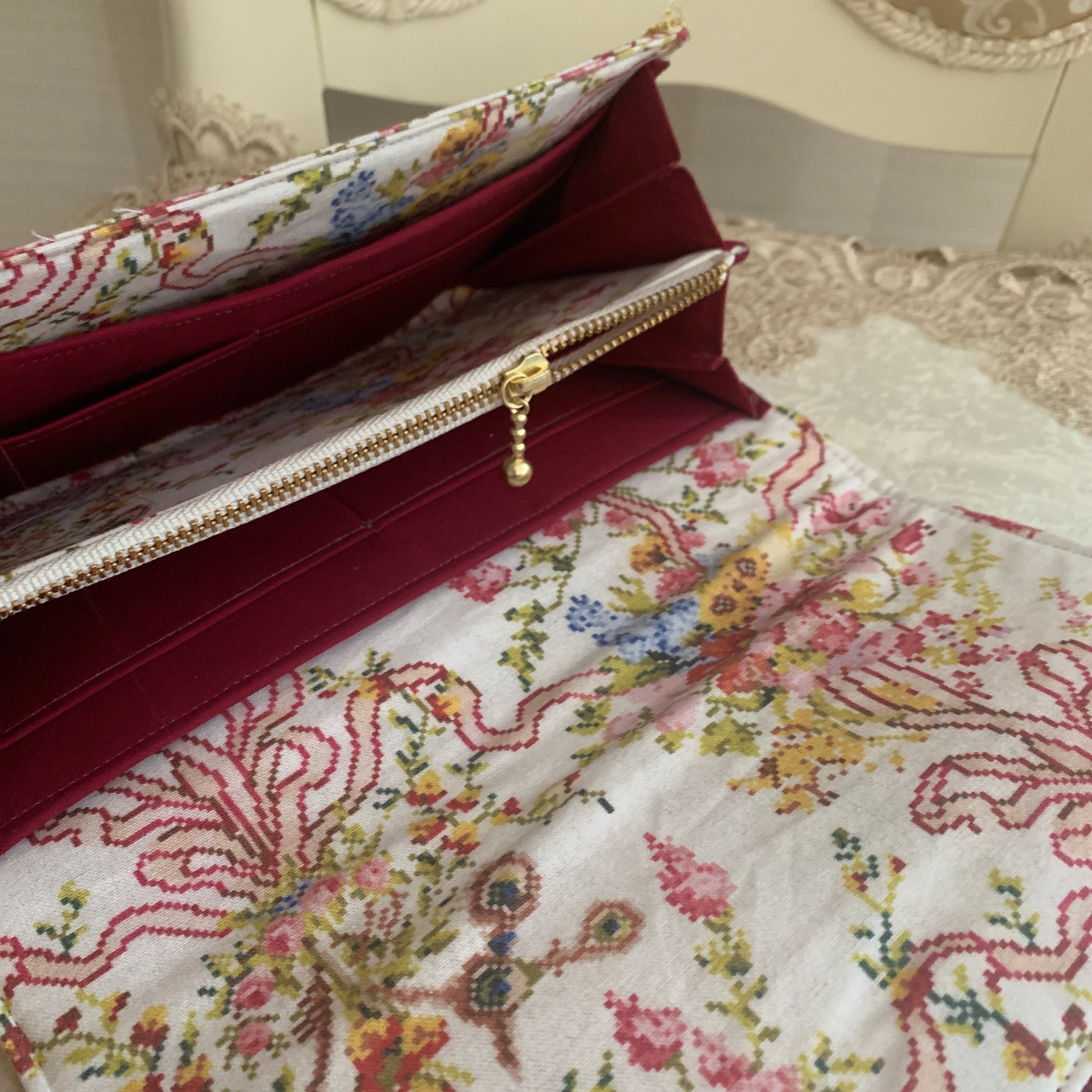 マリーアントワネット 王妃の寝室のお出かけ3点セット☆ボルドー