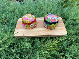 ペトリキウカ塗りのジュエリーボックス（人間国宝ホメンコ作）ウクライナ製