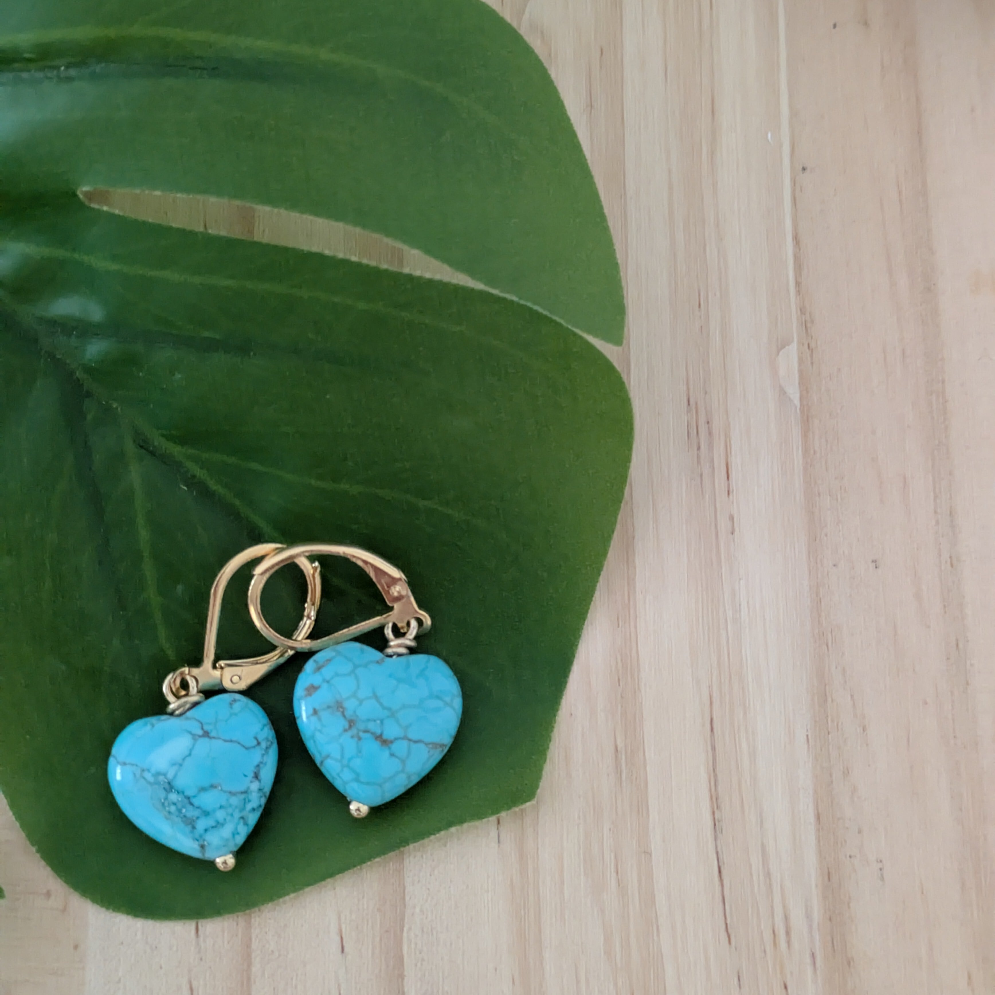 サーフィンピアス✩マグネサイトターコイズ♡ピアス | RITASHOP