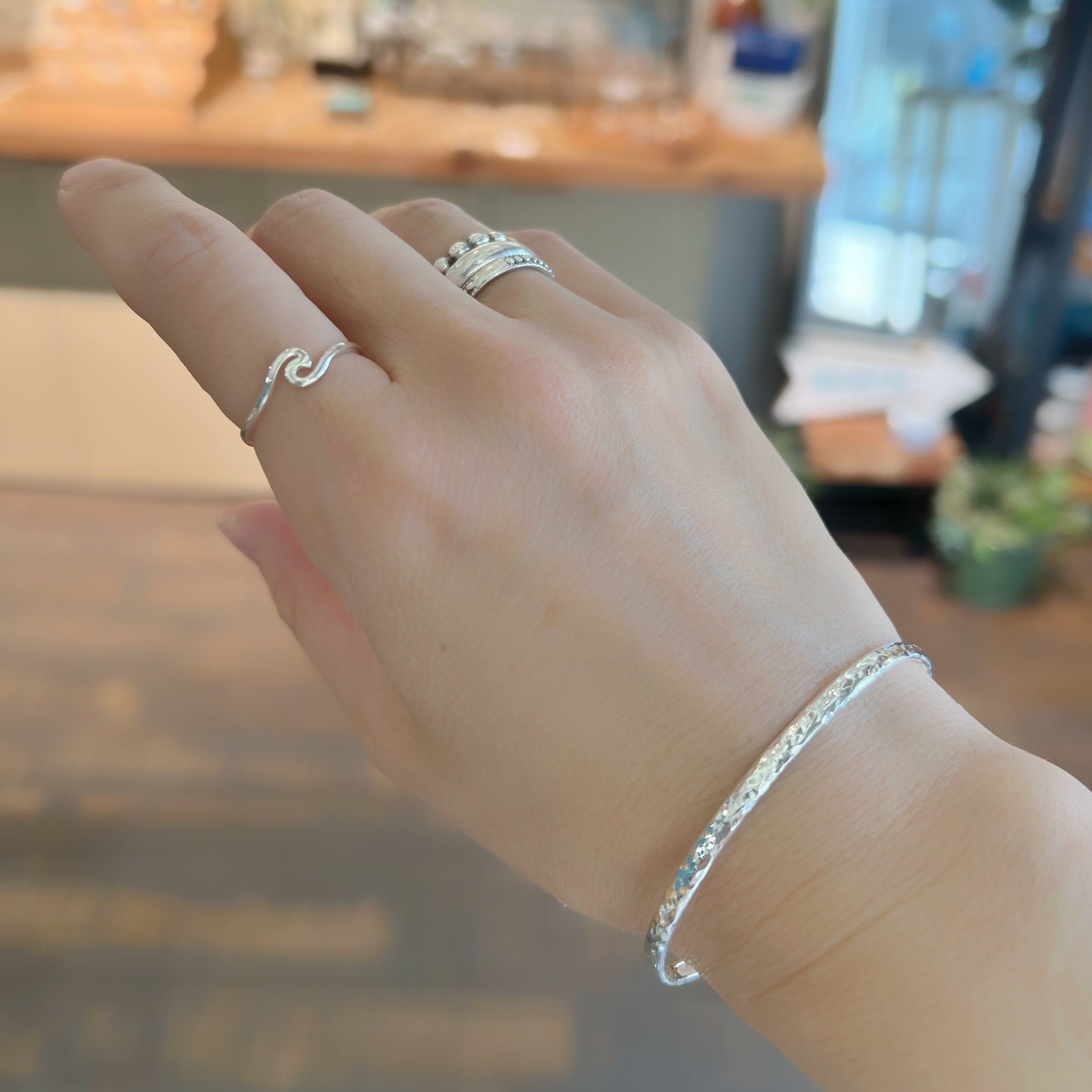 シルバー 雪平 シンプル バングル S size | 【公式通販】鎌倉の