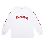 O.E.POCKET L/S TEE/WHITE