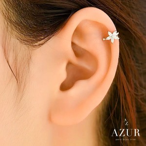 ジルコニアフロレットイヤーカフ