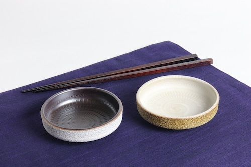 小石原焼 森喜窯 平鉢小 Koishiwara-yaki Flat bowl small #121