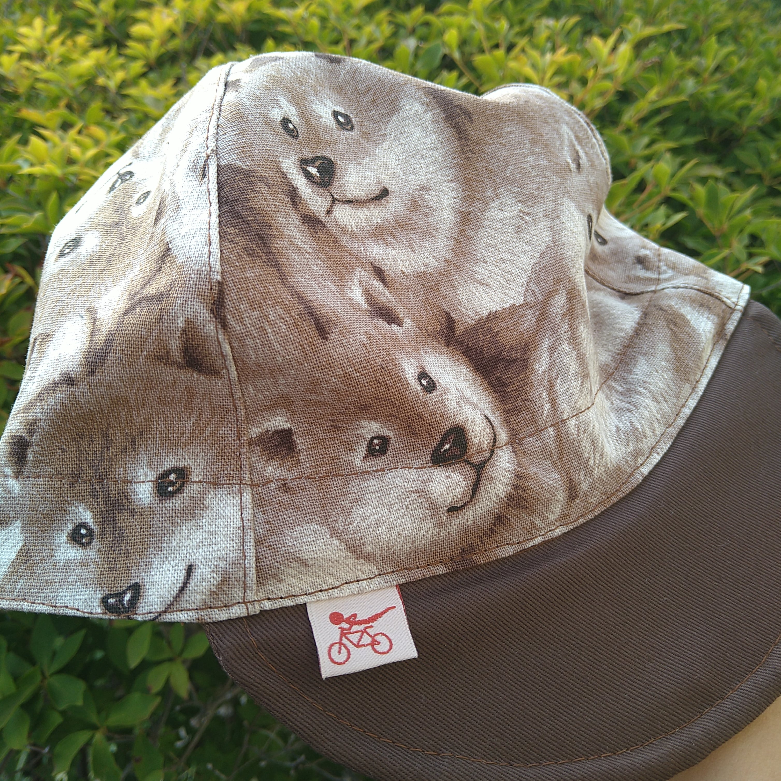 サイクルキャップ ぎっしり柴犬 | Cyclone | ハンドメイドのゆるかわ