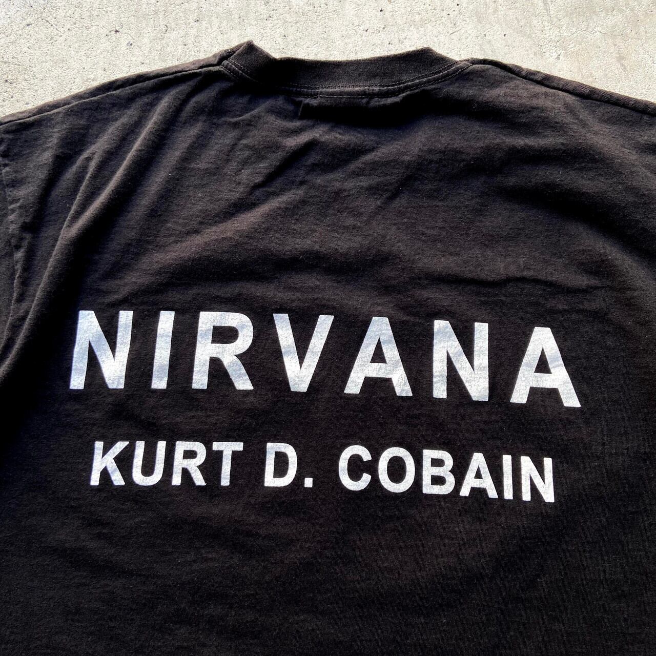 KURT COBAIN R有 00s 実寸L ブラック 90s