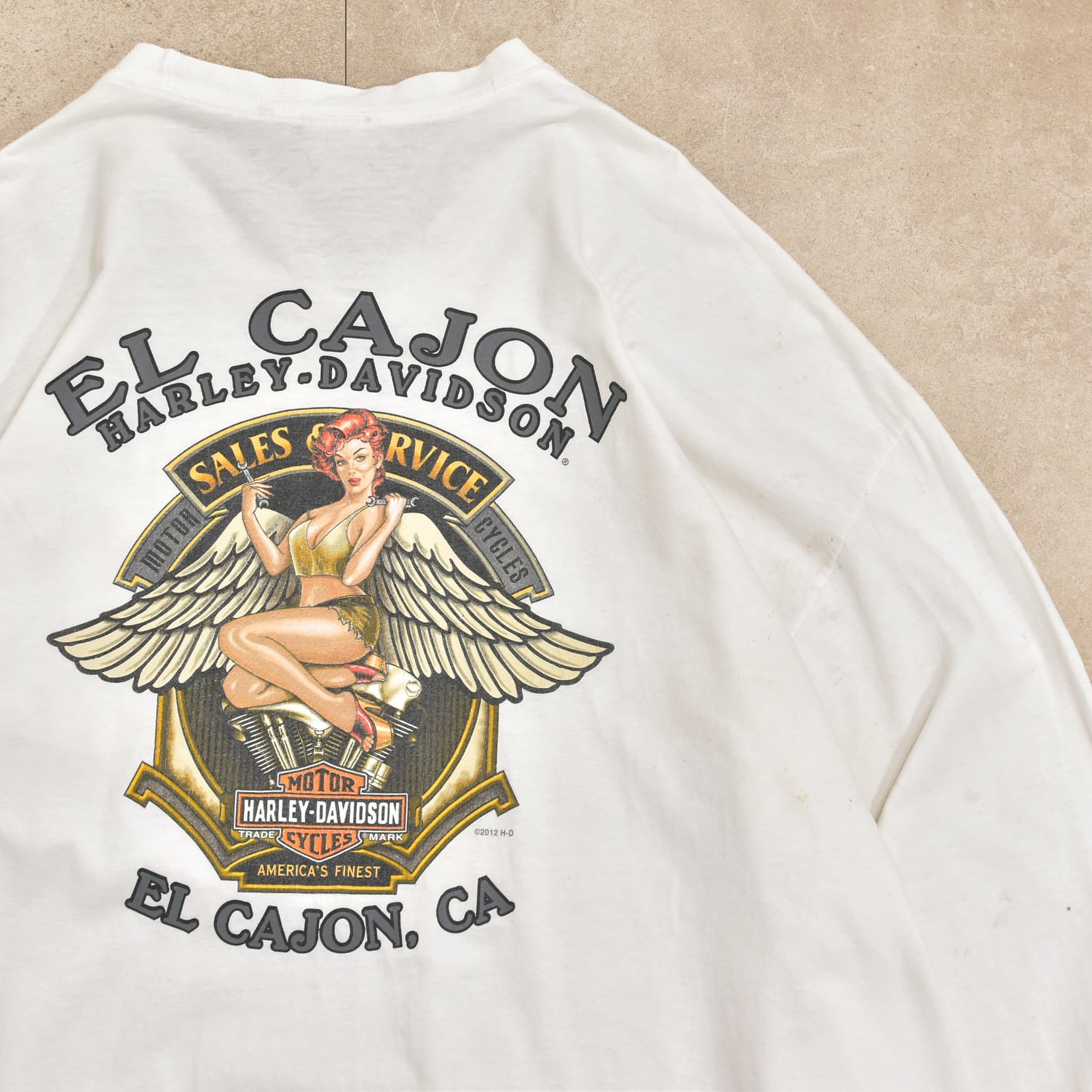 Big! HARLEY-DAVIDSON long sleeve T-shirt | 古着屋 grin days Big! HARLEY-DAVIDSON long sleeve T-shirt | 古着屋 grin days