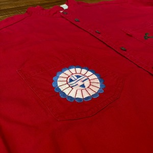 ナスングワム【Nasngwam】Indian motif Denim Shirt　XLサイズ