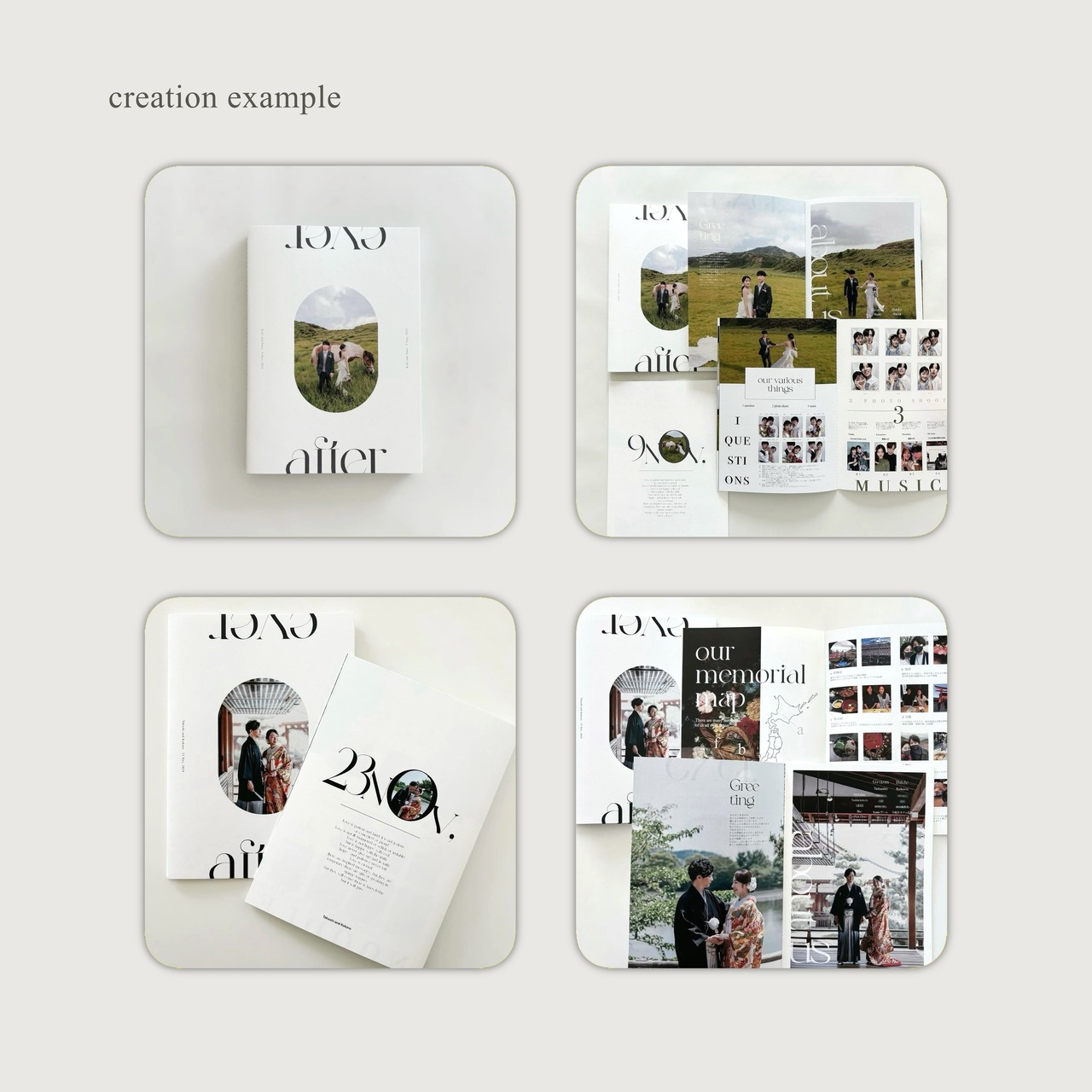 予約枠購入済の方専用：profile book "bourgeon" (normal/prime)