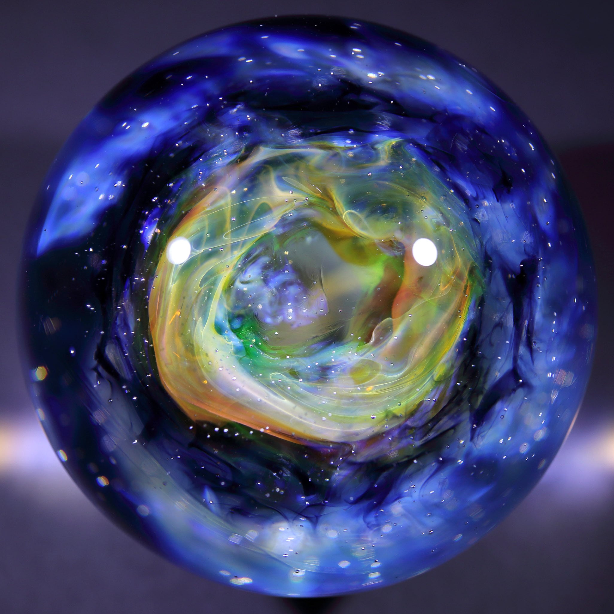 54mm Nebula Galaxy Glass Marble 星雲状宇宙ガラスマーブル