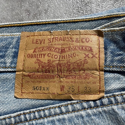 【W35 L33】90s USA製 levi's リーバイス 501xx 詳細写真3
