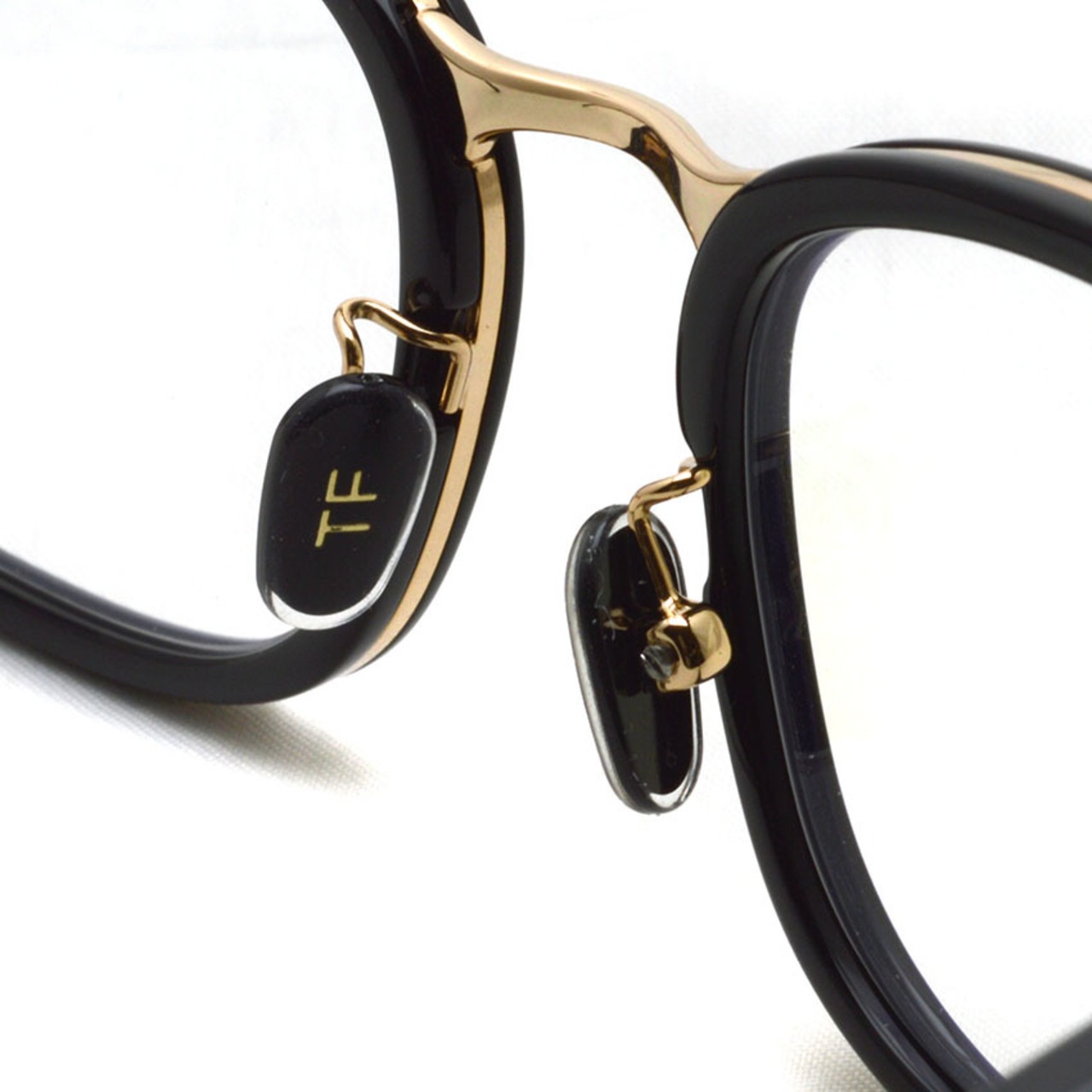 TOM FORD / TF5785-D-B / 001 Black ブラック/ゴールド - ブルーライト  