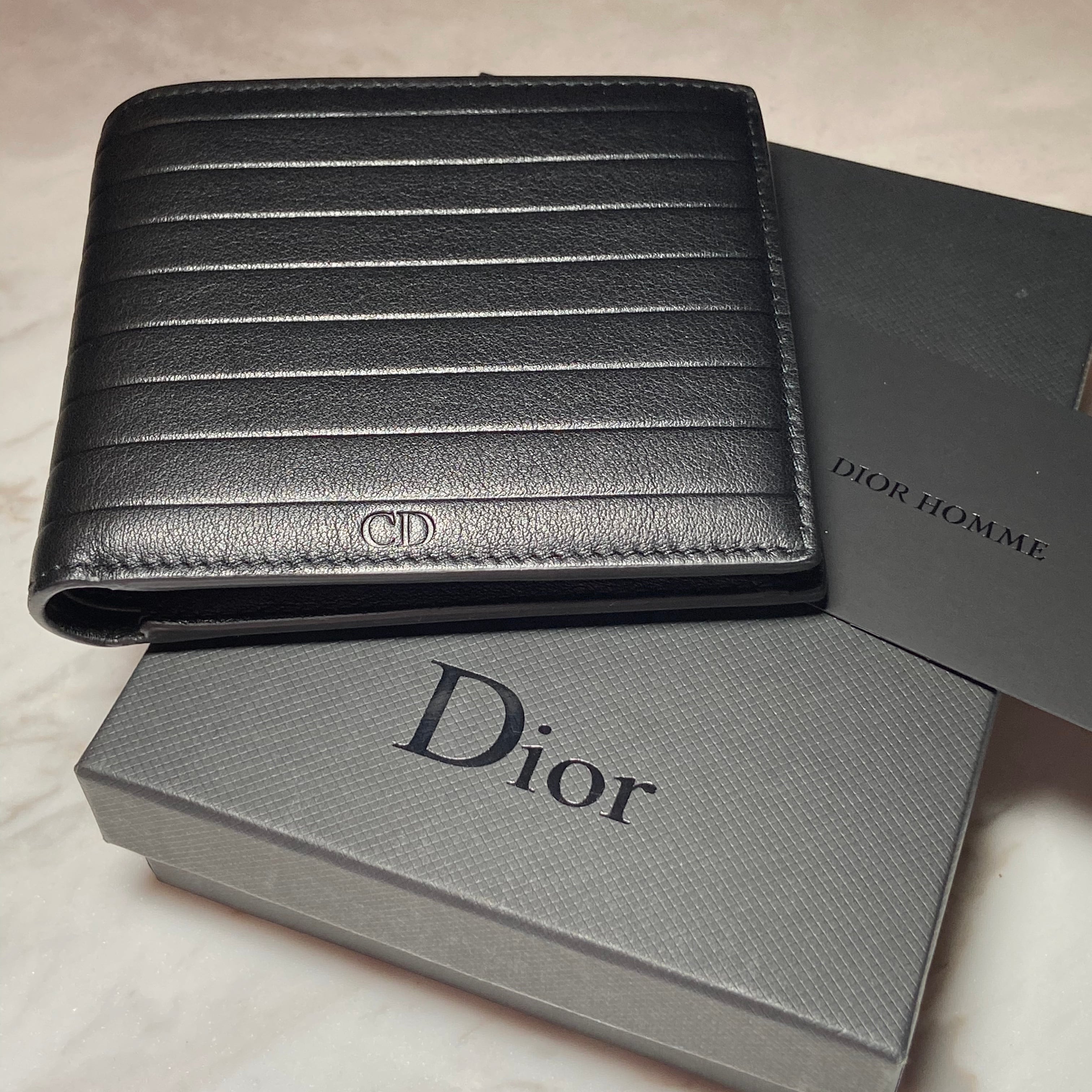 DIOR HOMME border design leather wallet | NOIR ONLINE