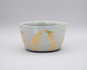 KINSAI POT / 金彩絵付鉢 (一点物)