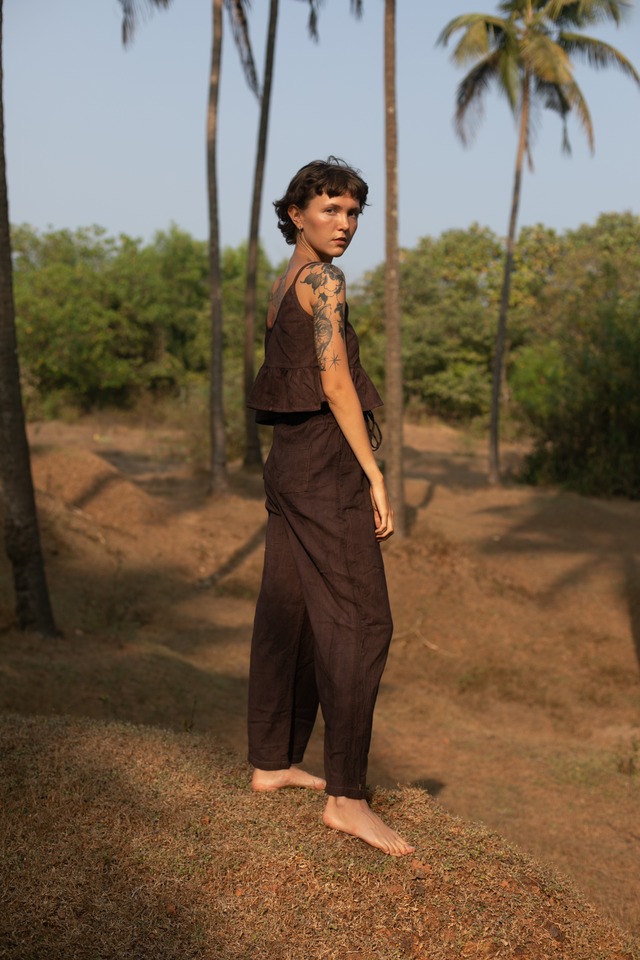 Natural Dye Wide Pants