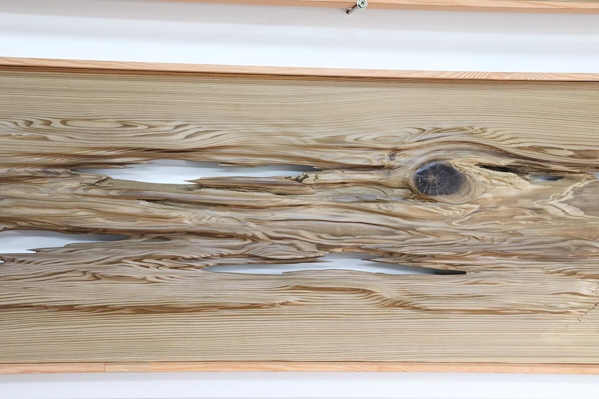 天然欄間【富士山】神代杉 | アウトレットらんま