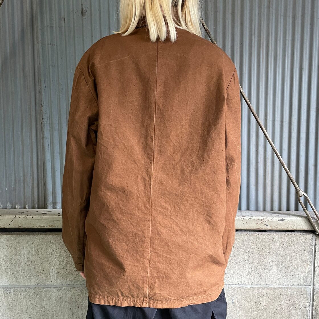 ユーロ カバーオール フレンチワーク ジャケット メンズM相当 古着 