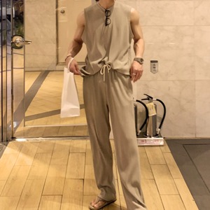 リブパンツ （別売りでセットアップのタンクあり)　MT0080287