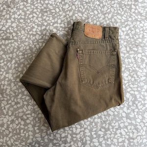 Levi’s / 550 90’s usa製 color denim size 33×34