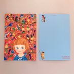 POST CARD「ポーソム　野鳥　女の子」no.150