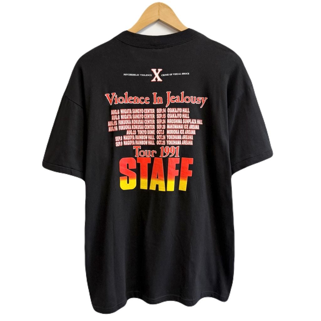 90's vintage ビンテージ Caribbean Dream スタッフTシャツ X JAPAN