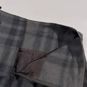 BURBERRY LONDON バーバリー ロンドン チェック柄 フレア スカート サイズ 38 /グレー系/台形 ミニスカート/三陽商会