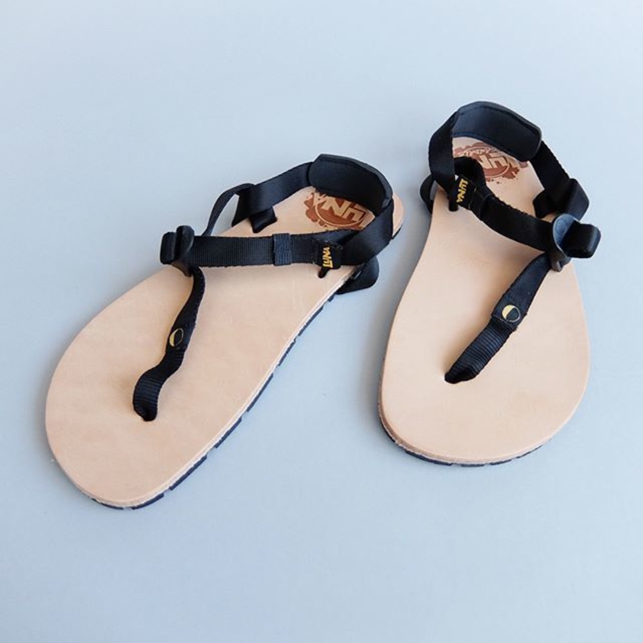 LUNA SANDALS / ORIGEN FLACO / NATURAL LEATHER / ルナサンダル / オリジン フラコ / ヌメ革