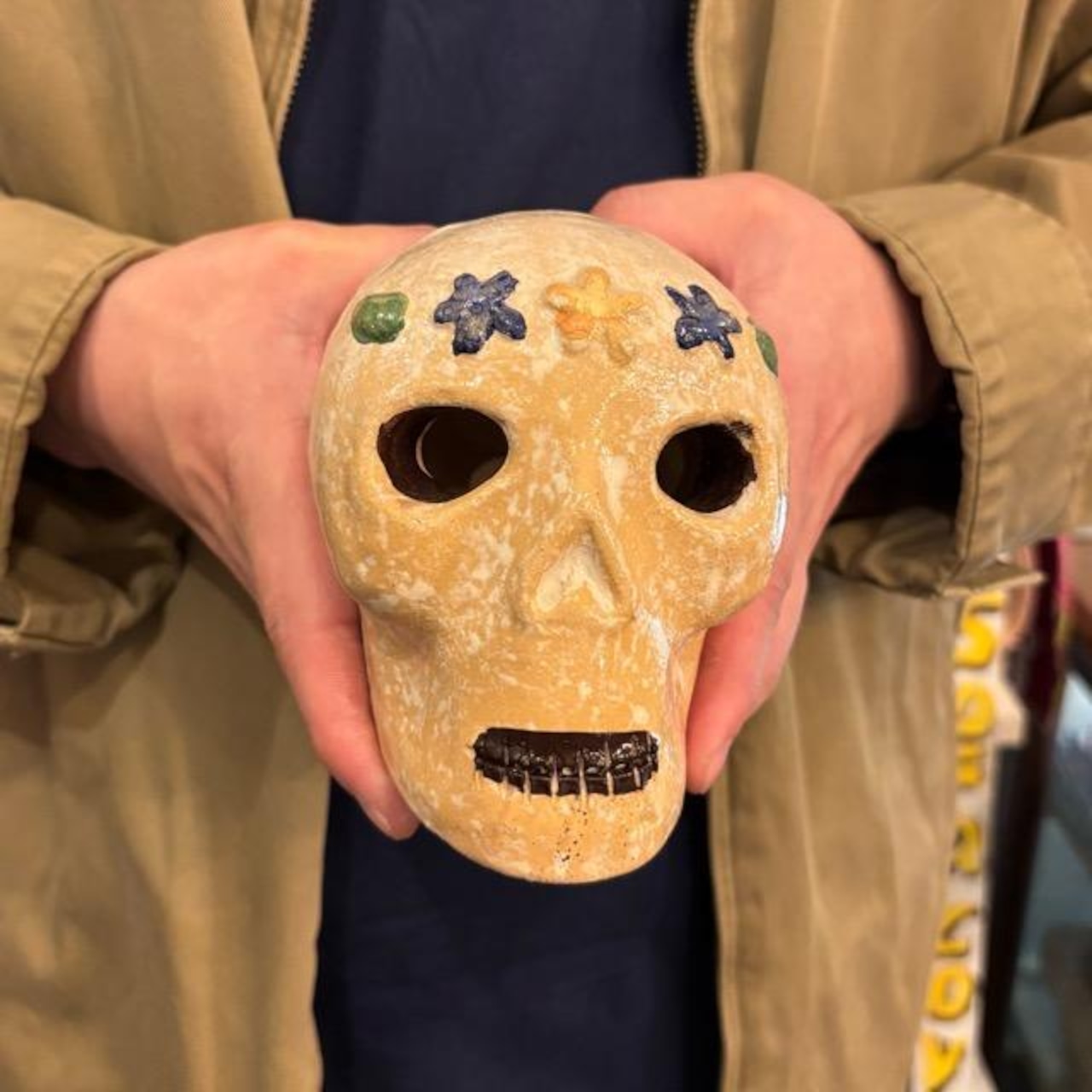 Mexico Calavera figurine メキシコ カラベラ素焼き人形 インテリア 雑貨 ガイコツ ドクロ