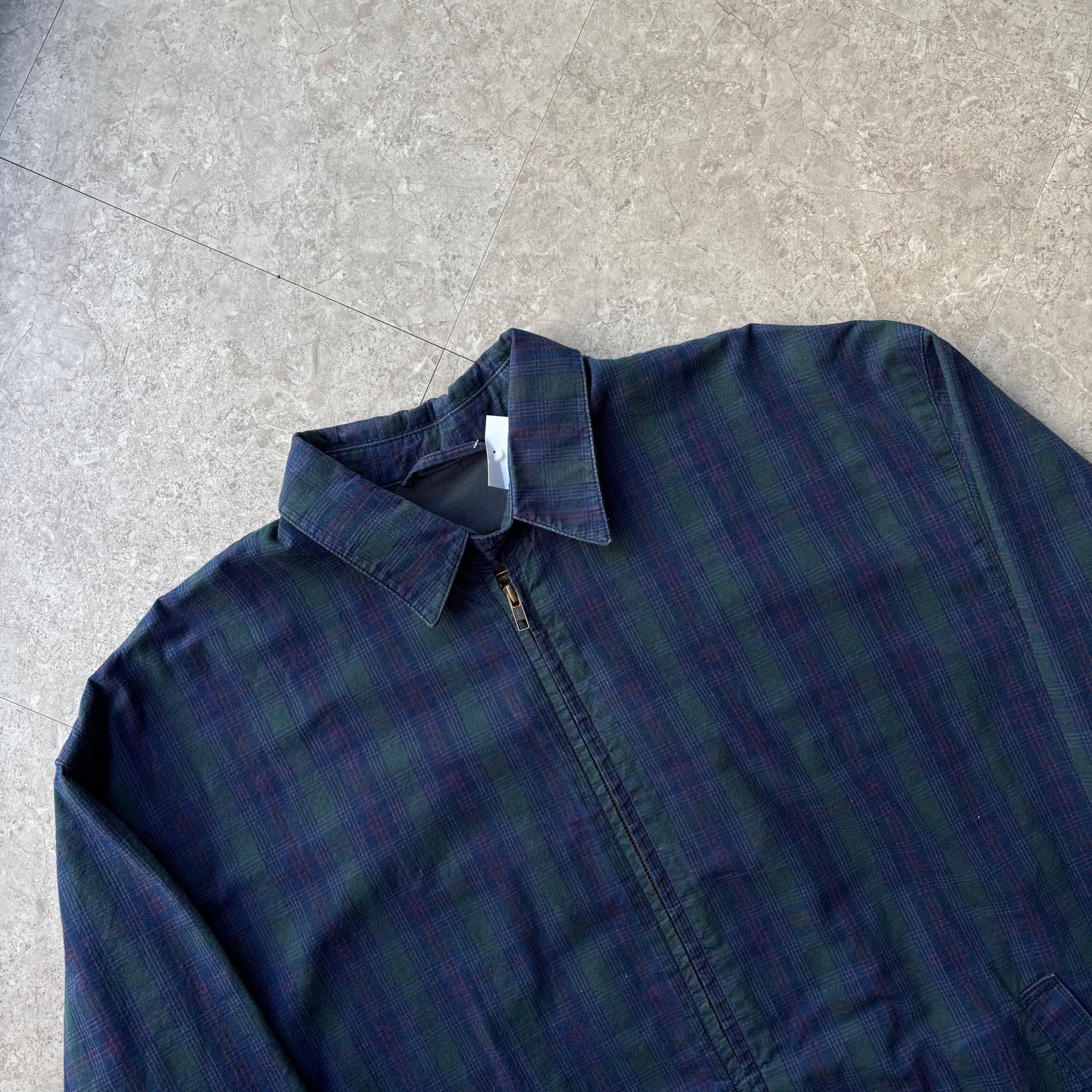 トップス 1990's Eddie Bauer L/S shirt check blue 90s Eddie Bauer check pattern swing top【仙台店】 | What'z up