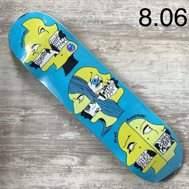 【KROOKED】  MANDERSON TWO FACE  8.06inch