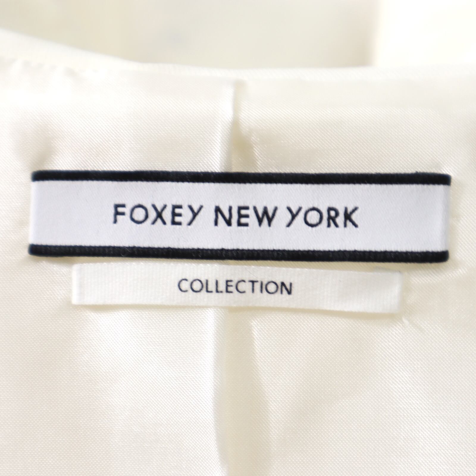 FOXEY NEW YORK ホワイトジャケット