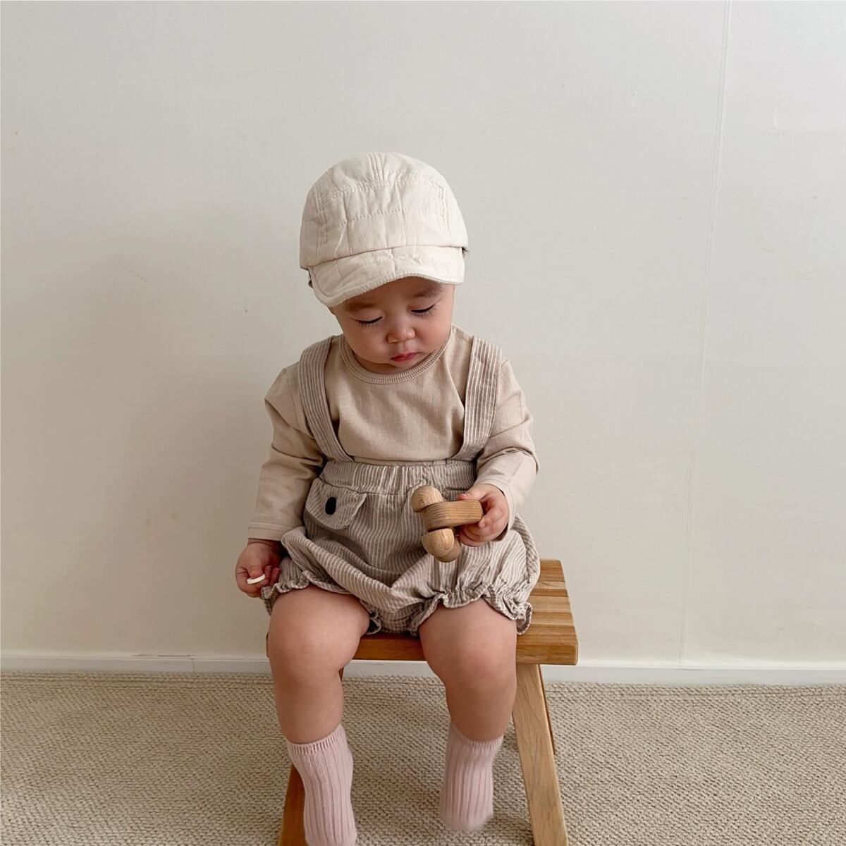 【BABY】韓国風 カジュアルサロペット