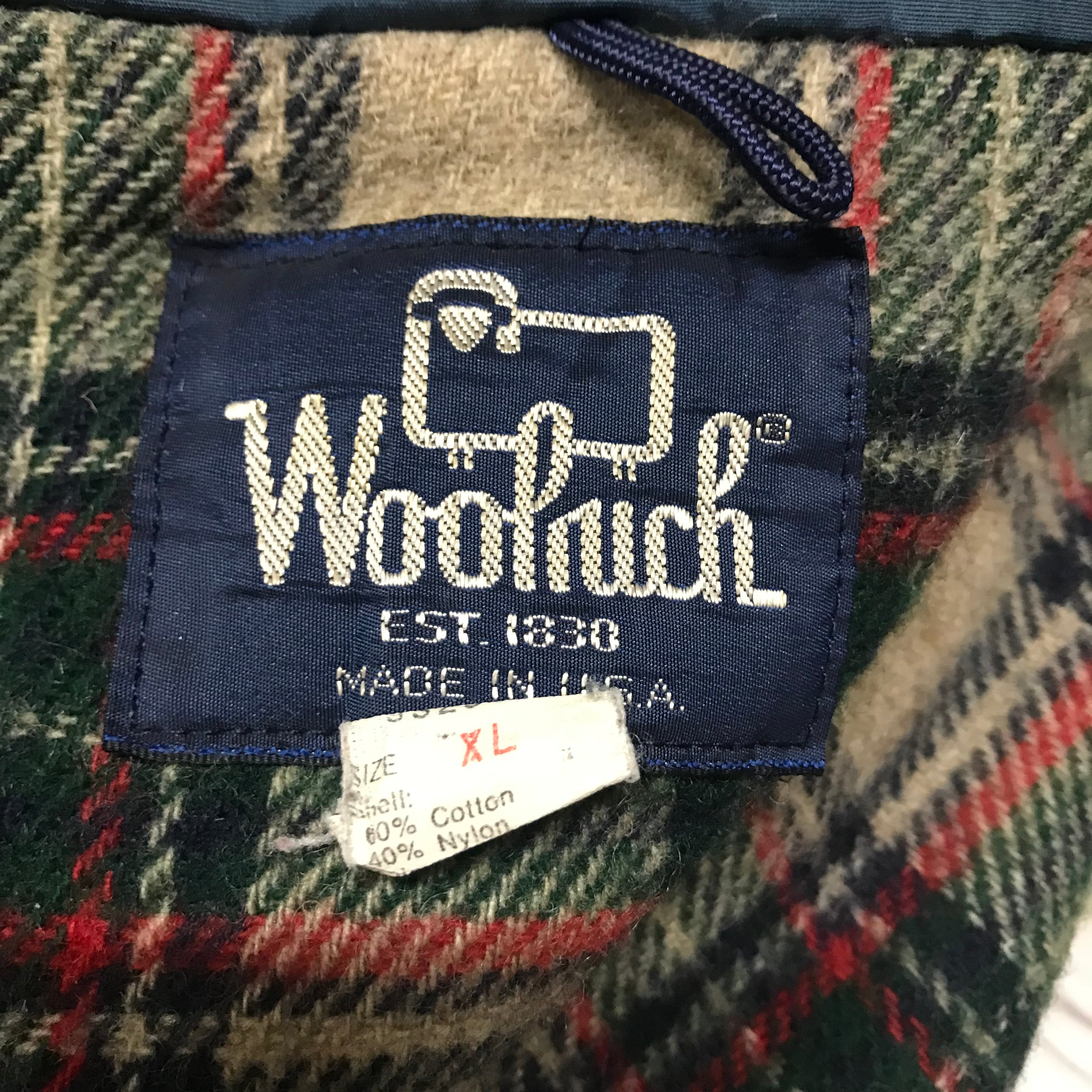 80s USA製 vintage woolrich ウールリッチ ヴィンテージ マウンテン