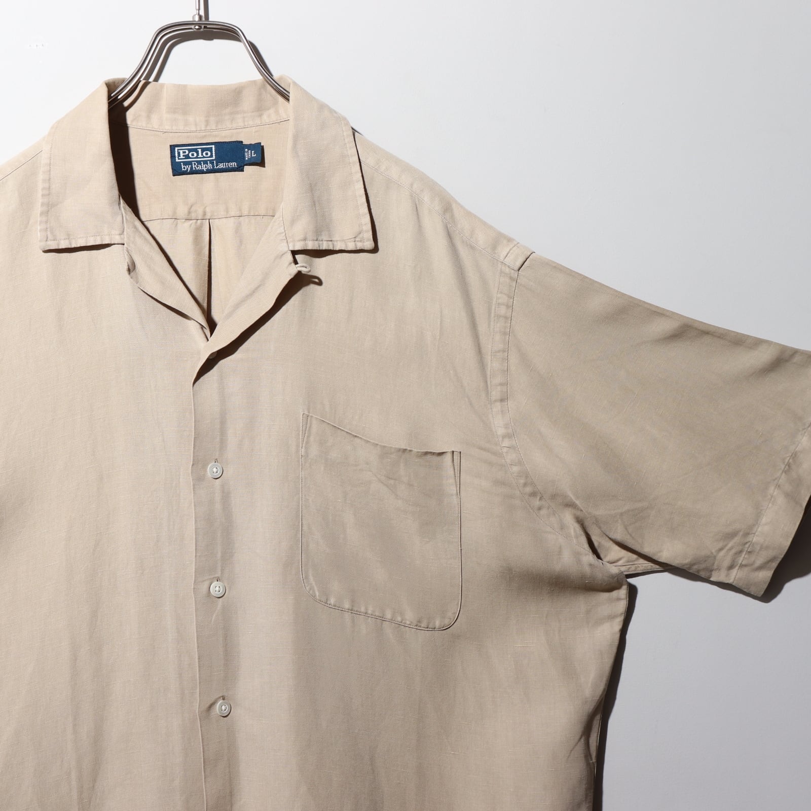 デッドストック キャメル 無地 ralph lauren caldwell