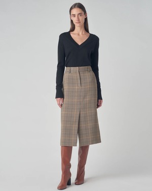 【co】Midi Pencil Skirt in Lightweight Tweed