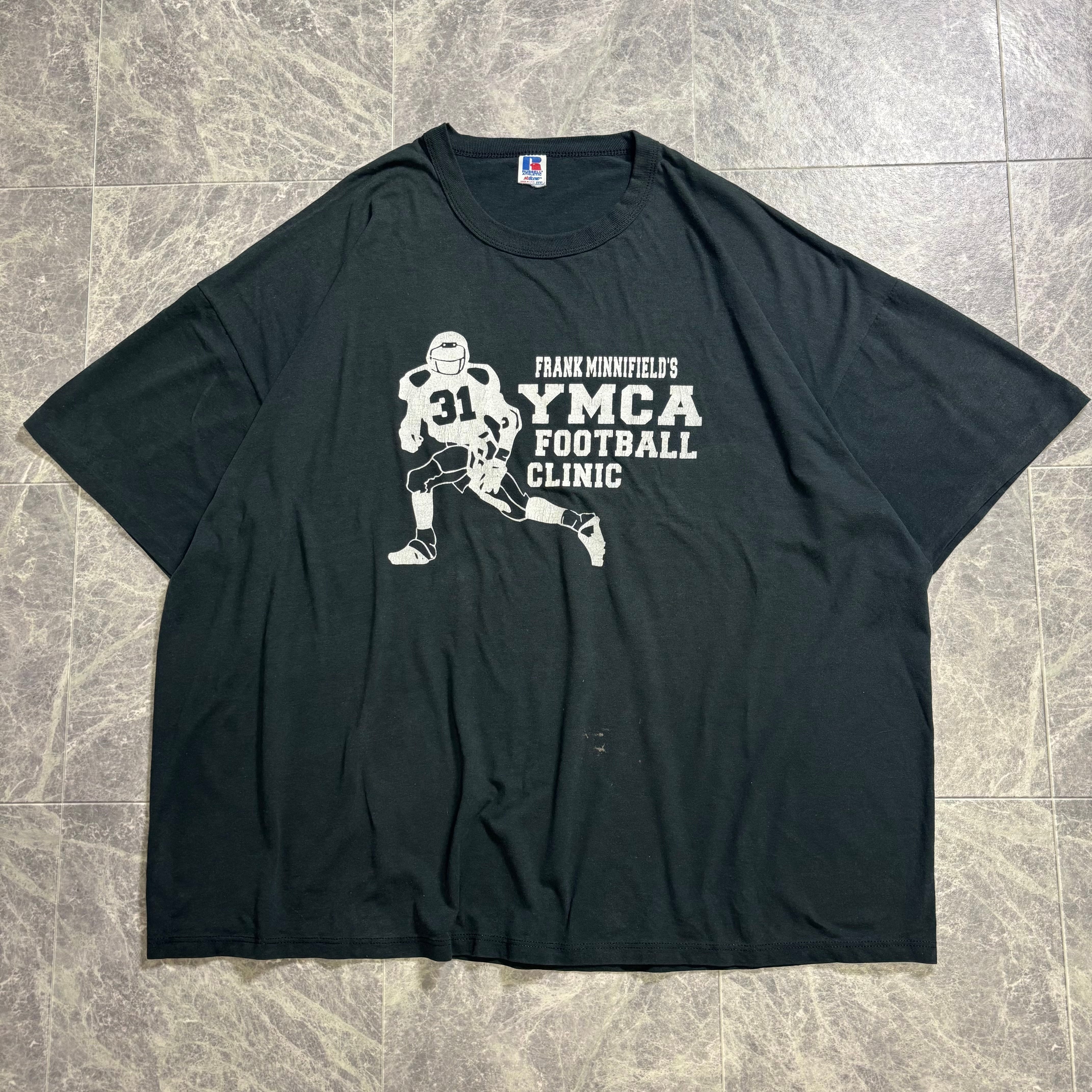 1980s~1990s "RUSSELL" S/S T-shirt / 1980年代~1990年代 ラッセル 半袖 Tシャツ ブラック 黒 アメリカ製