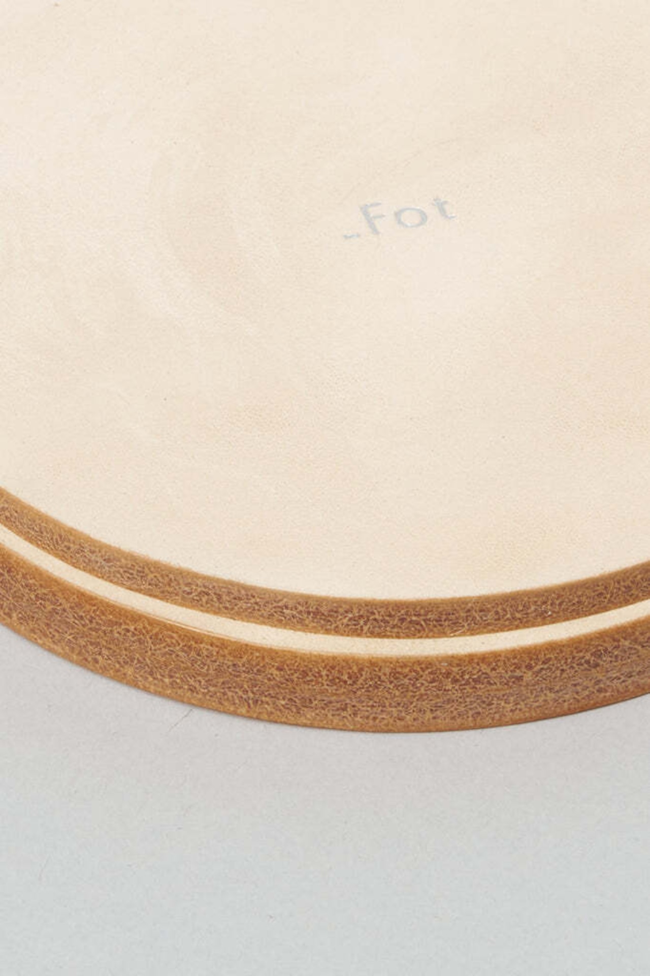 _Fot - bowl S :natural|レザー蓋付きステンレスボウル/ウッドボール付属/フレグランス対応/小物入れ/日本製