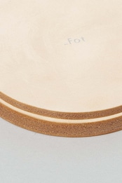 _Fot - bowl S :natural|レザー蓋付きステンレスボウル/ウッドボール付属/フレグランス対応/小物入れ/日本製