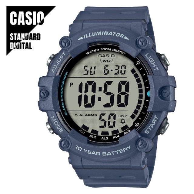 CASIO STANDARD カシオ スタンダード デジタル チプカシ チープカシオ ブルー AE-1500WH-2A 腕時計 メンズ 送料無料