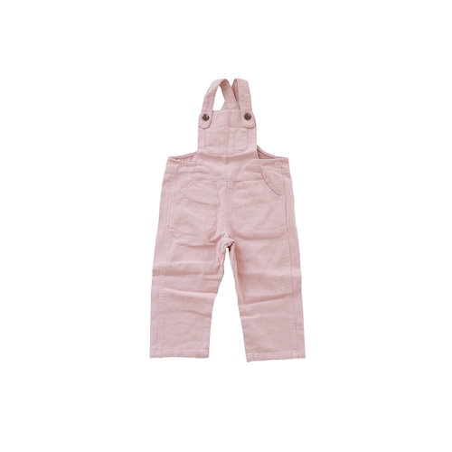 & pal / denim salopette / pink / 80-100cm