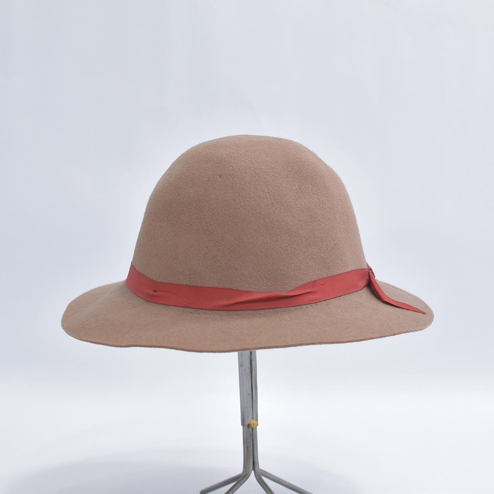 ベージュ ウール ハット wackomariaベージュウールフェルトハット#帽子