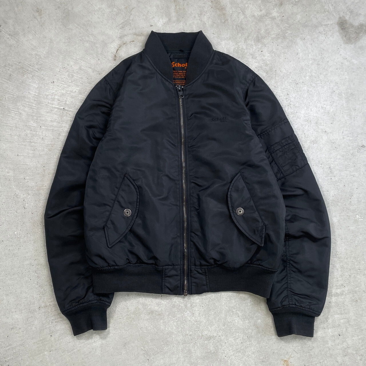 Schott ショット MA-1タイプ ミリタリー フライトジャケット メンズL 